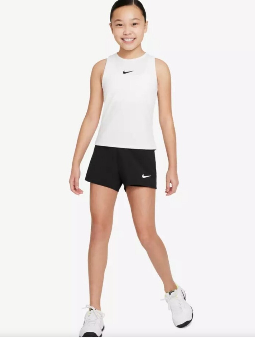 NWT Nike Girls' Black Athletic Shorts - Everyday Performance
